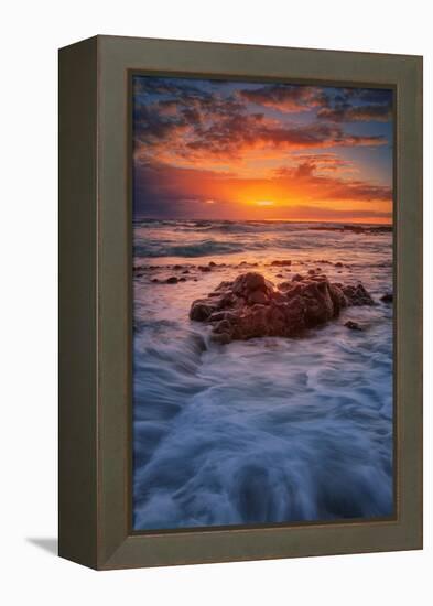 Morning Glory Sunrise, Kapaa East Kauai, Hawaii-Vincent James-Framed Premier Image Canvas