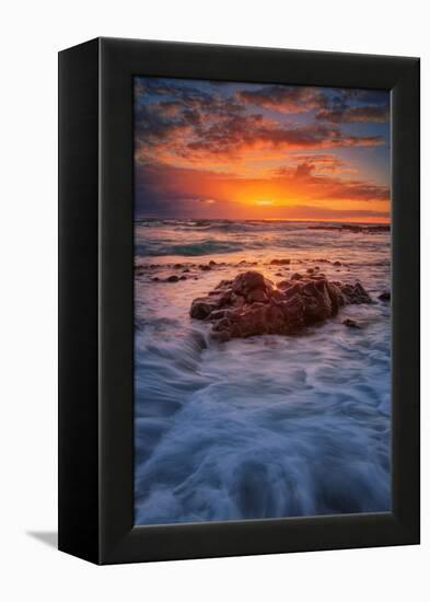 Morning Glory Sunrise, Kapaa East Kauai, Hawaii-Vincent James-Framed Premier Image Canvas