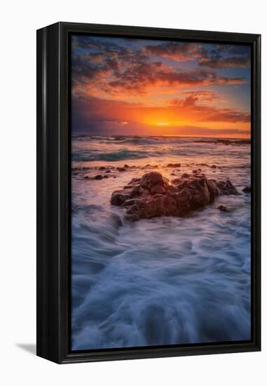 Morning Glory Sunrise, Kapaa East Kauai, Hawaii-Vincent James-Framed Premier Image Canvas