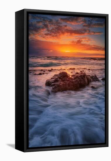 Morning Glory Sunrise, Kapaa East Kauai, Hawaii-Vincent James-Framed Premier Image Canvas