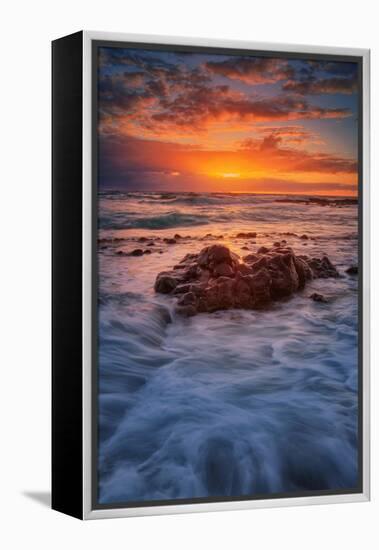 Morning Glory Sunrise, Kapaa East Kauai, Hawaii-Vincent James-Framed Premier Image Canvas