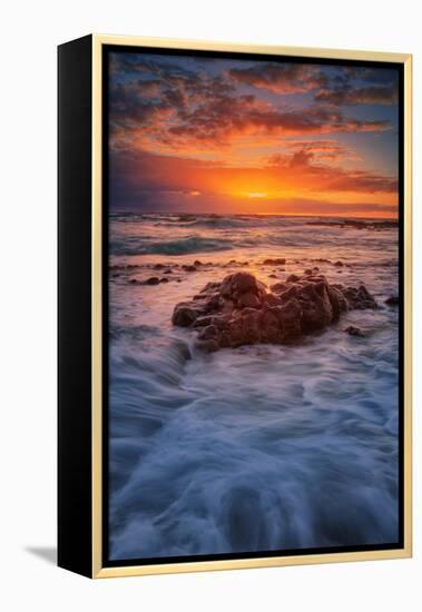 Morning Glory Sunrise, Kapaa East Kauai, Hawaii-Vincent James-Framed Premier Image Canvas