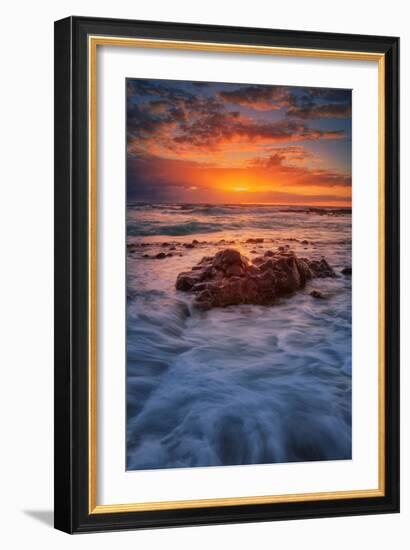 Morning Glory Sunrise, Kapaa East Kauai, Hawaii-Vincent James-Framed Photographic Print