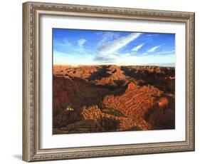 Morning Glory, the Grand Canyon from South Kaibab Trail-Richard Harpum-Framed Art Print