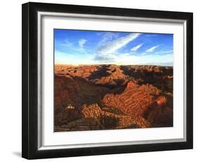 Morning Glory, the Grand Canyon from South Kaibab Trail-Richard Harpum-Framed Art Print