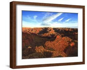 Morning Glory, the Grand Canyon from South Kaibab Trail-Richard Harpum-Framed Art Print