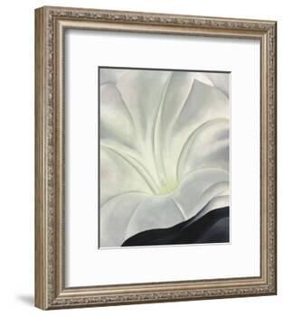 Morning Glory with Black, 1926-Georgia O'Keeffe-Framed Art Print