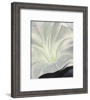Morning Glory with Black, 1926-Georgia O'Keeffe-Framed Art Print