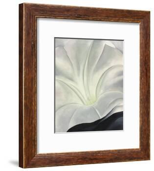 Morning Glory with Black, 1926-Georgia O'Keeffe-Framed Art Print