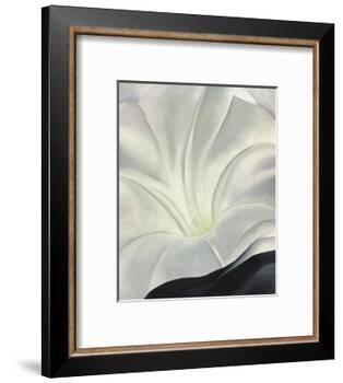 Morning Glory with Black, 1926-Georgia O'Keeffe-Framed Art Print