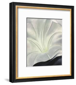 Morning Glory with Black, 1926-Georgia O'Keeffe-Framed Art Print