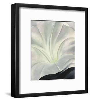 Morning Glory with Black, 1926-Georgia O'Keeffe-Framed Art Print