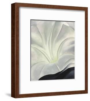 Morning Glory with Black, 1926-Georgia O'Keeffe-Framed Art Print
