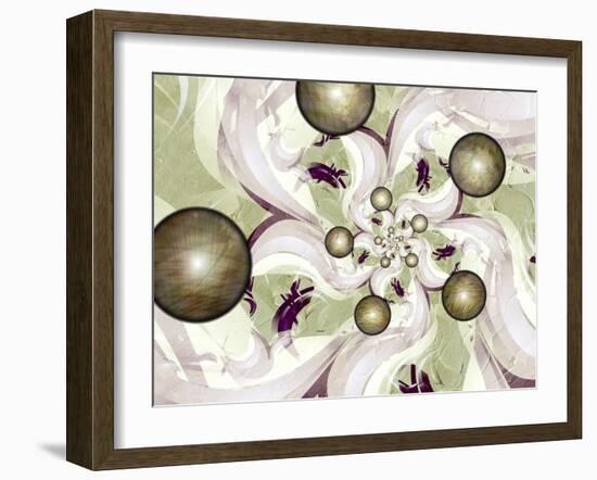 Morning Glory-Fractalicious-Framed Giclee Print