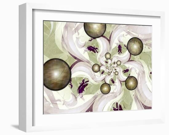 Morning Glory-Fractalicious-Framed Giclee Print