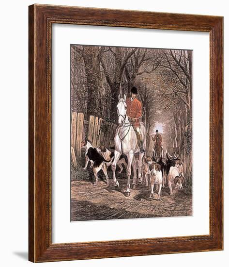 Morning Going to Cover-E^a^s^ Douglas-Framed Art Print