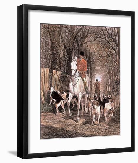 Morning Going to Cover-E^a^s^ Douglas-Framed Art Print