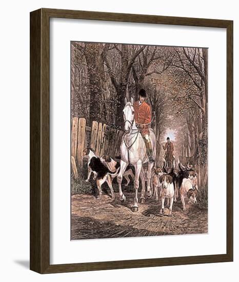 Morning Going to Cover-E^a^s^ Douglas-Framed Art Print