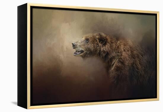 Morning Grizzly-Jai Johnson-Framed Premier Image Canvas