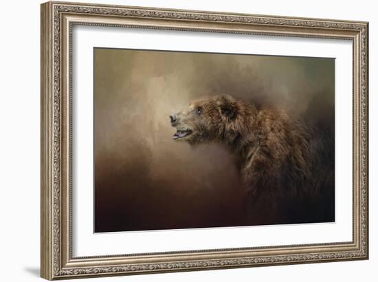 Morning Grizzly-Jai Johnson-Framed Giclee Print