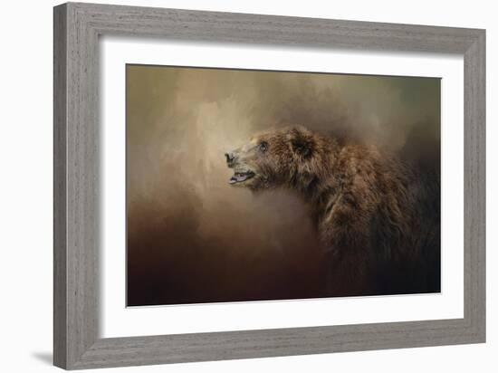 Morning Grizzly-Jai Johnson-Framed Giclee Print