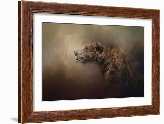 Morning Grizzly-Jai Johnson-Framed Giclee Print