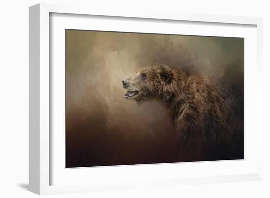 Morning Grizzly-Jai Johnson-Framed Giclee Print