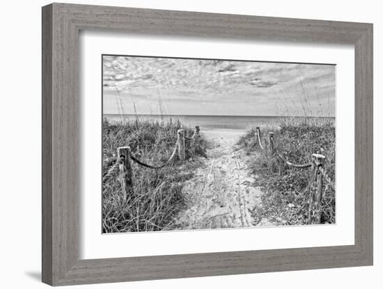 Morning Has Broken (b/w)-Mary Lou Johnson-Framed Giclee Print