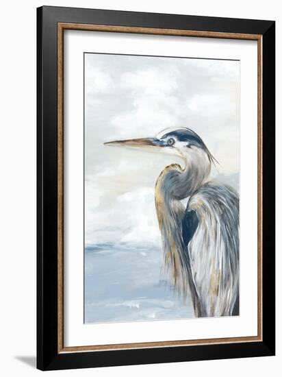 Morning Heron-Eli Jones-Framed Art Print