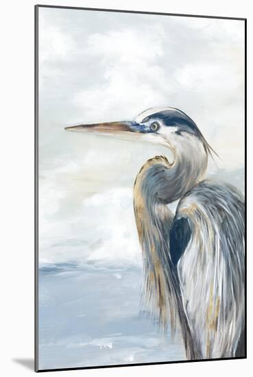 Morning Heron-Eli Jones-Mounted Art Print