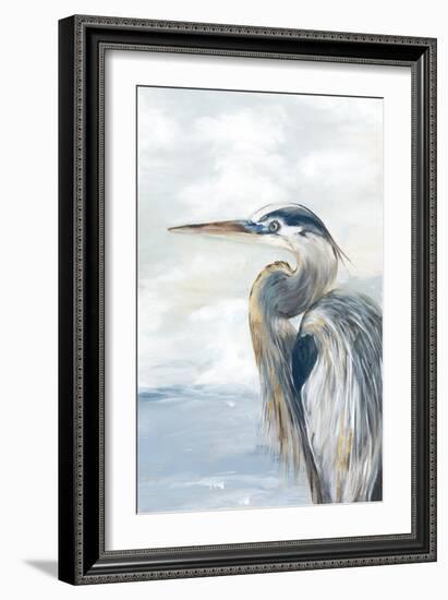 Morning Heron-Eli Jones-Framed Art Print