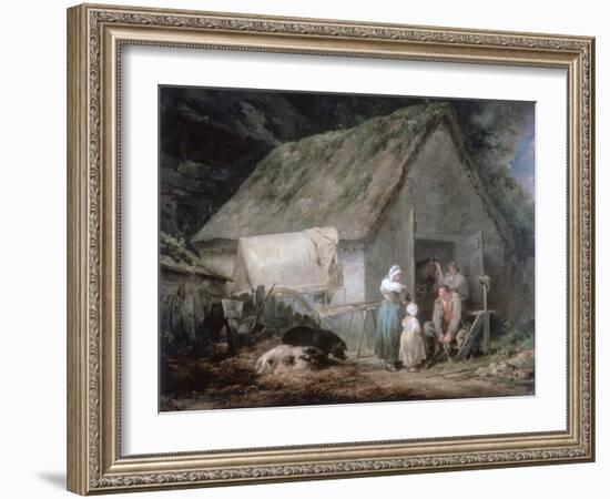 Morning: Higglers Preparing for Market, 1791-George Morland-Framed Giclee Print