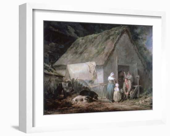 Morning: Higglers Preparing for Market, 1791-George Morland-Framed Giclee Print