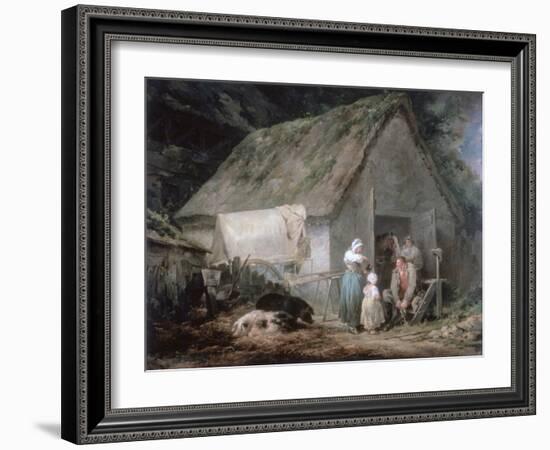 Morning: Higglers Preparing for Market, 1791-George Morland-Framed Giclee Print