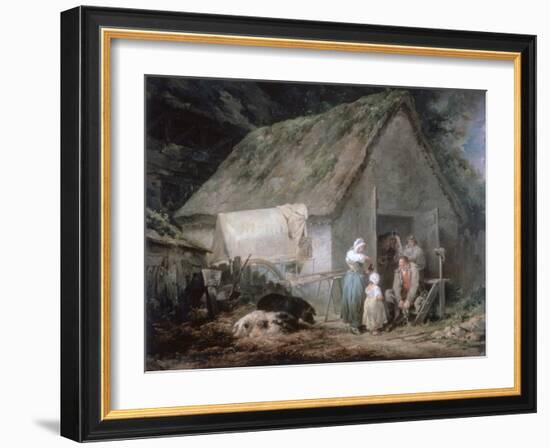 Morning: Higglers Preparing for Market, 1791-George Morland-Framed Giclee Print