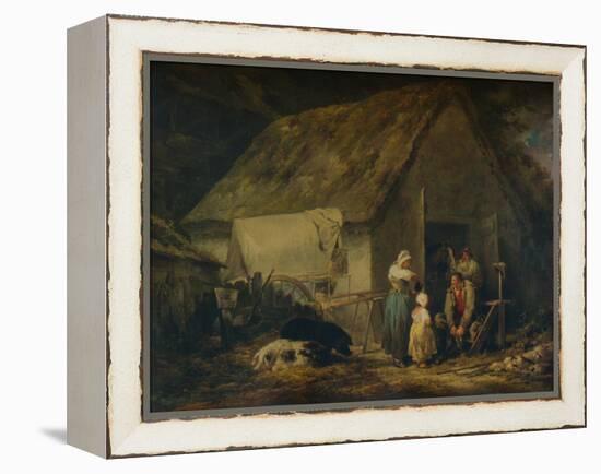 Morning, Higglers Preparing for Market, 1791-George Morland-Framed Premier Image Canvas