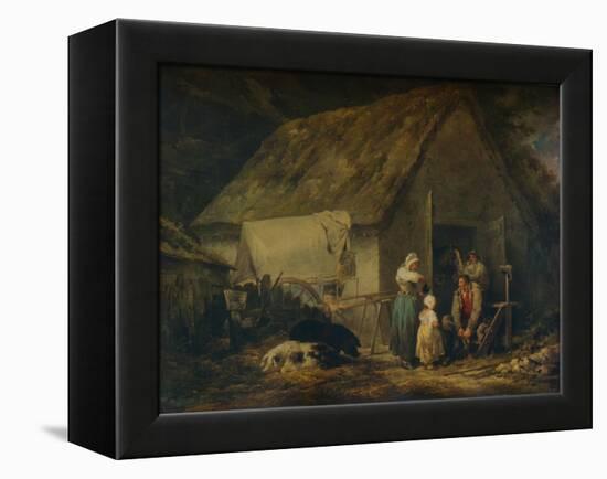Morning, Higglers Preparing for Market, 1791-George Morland-Framed Premier Image Canvas