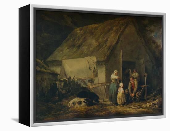 Morning, Higglers Preparing for Market, 1791-George Morland-Framed Premier Image Canvas