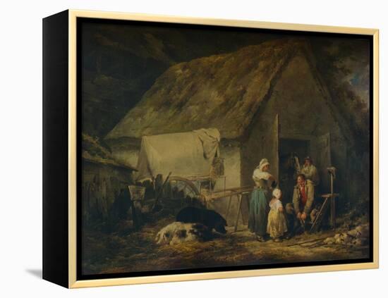 Morning, Higglers Preparing for Market, 1791-George Morland-Framed Premier Image Canvas