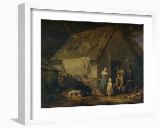 Morning, Higglers Preparing for Market, 1791-George Morland-Framed Giclee Print