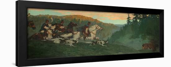Morning Hunt of Grand Prince, 1901-Nicholas Roerich-Framed Giclee Print
