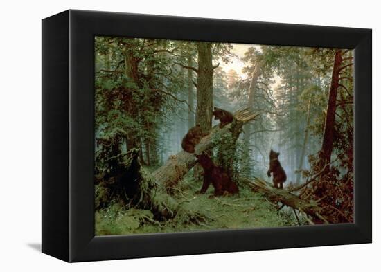 Morning in a Pine Forest, 1889-Ivan Ivanovitch Shishkin-Framed Premier Image Canvas