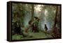 Morning in a Pine Forest, 1889-Ivan Ivanovitch Shishkin-Framed Premier Image Canvas