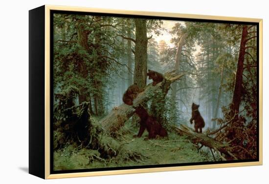 Morning in a Pine Forest, 1889-Ivan Ivanovitch Shishkin-Framed Premier Image Canvas