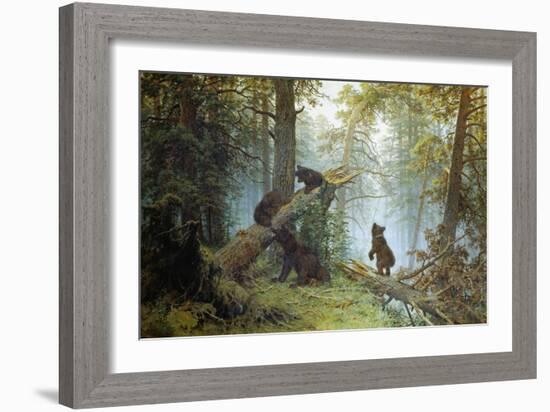 Morning in a Pine Forest, 1889-Iwan Iwanowitsch Schischkin-Framed Giclee Print