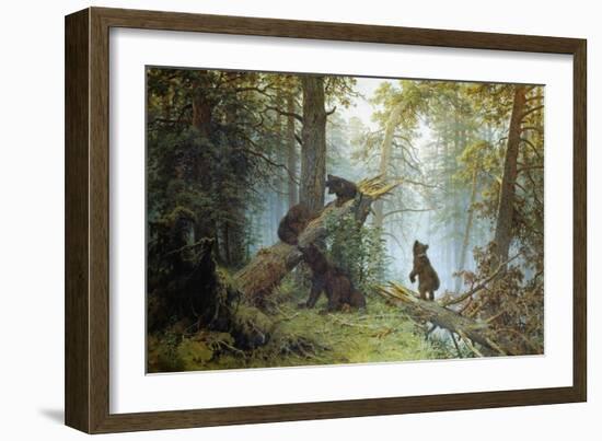 Morning in a Pine Forest, 1889-Iwan Iwanowitsch Schischkin-Framed Giclee Print