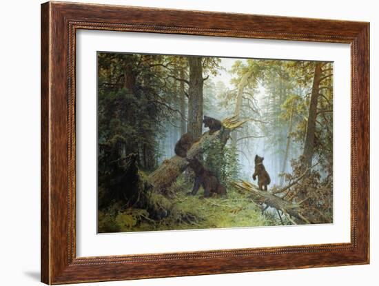 Morning in a Pine Forest, 1889-Iwan Iwanowitsch Schischkin-Framed Giclee Print