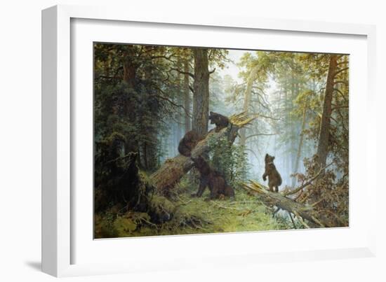 Morning in a Pine Forest, 1889-Iwan Iwanowitsch Schischkin-Framed Giclee Print