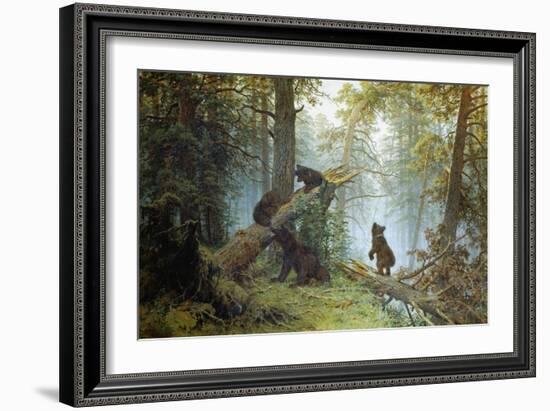 Morning in a Pine Forest, 1889-Iwan Iwanowitsch Schischkin-Framed Giclee Print