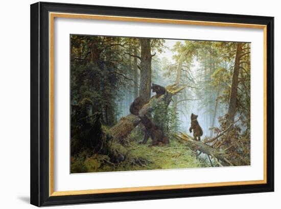 Morning in a Pine Forest, 1889-Iwan Iwanowitsch Schischkin-Framed Giclee Print